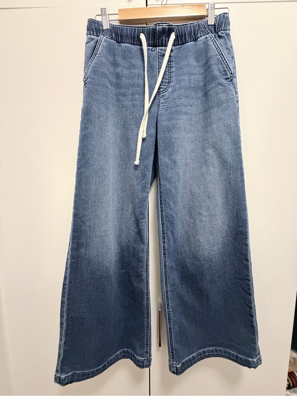 American Eagle Dreamy Drape Denim Pants - Faded Blue